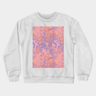 Material Girl Marble - Digital Paint Spill Crewneck Sweatshirt